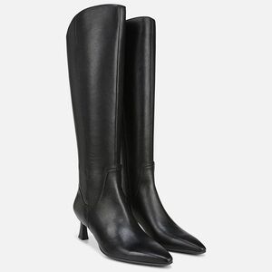 NWOB Naturalizer Extra Wide Calf Deesha Black Leather Boot